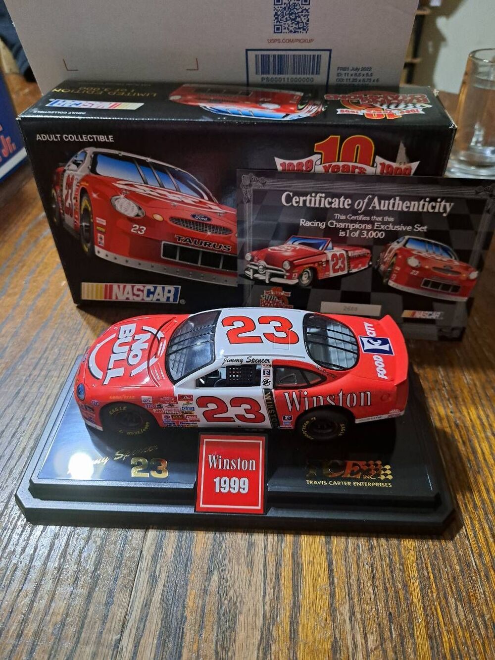 Vintage Racing Champion Jimmy Spencer Winston No Bull Die Cast Nascar Race Car